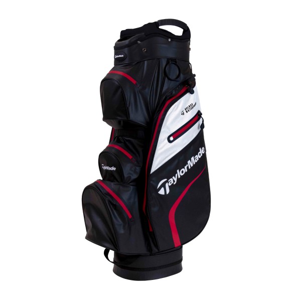 TaylorMade Deluxe Waterproof Cartbag grau/schwarz/weiss