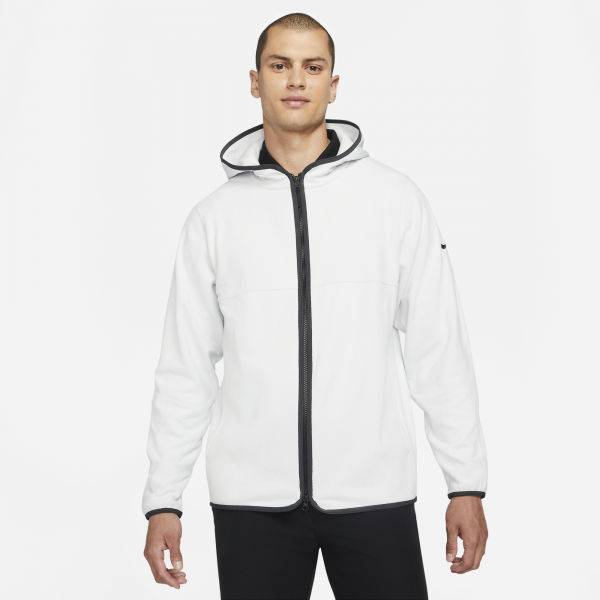 Nike Therma-FIT Victory Golf Hoodie Herren weiß/schwarz