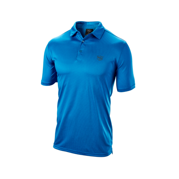 Wilson Stripe Polo Herren hellblau
