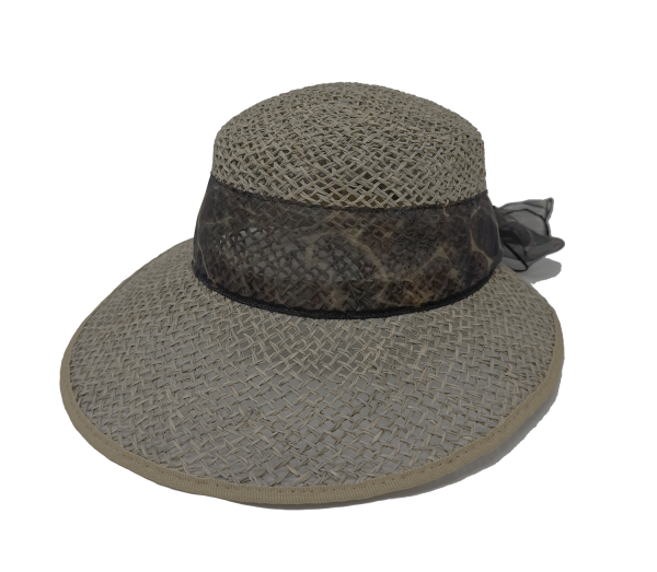 ER Golf Damen SommerHut mit Schirm 56 strohfarben