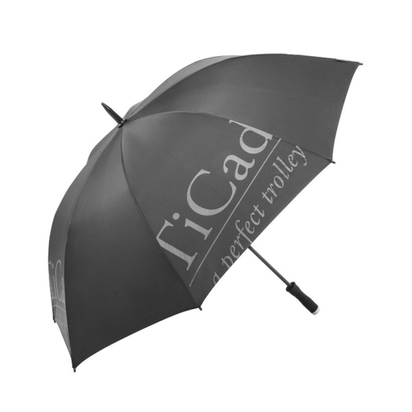 TiCad Regenschirm mit TiCad-Logo schwarz