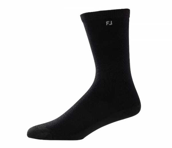 Footjoy Damen ProDry Lightweight Crew (28cm) Socken schwarz