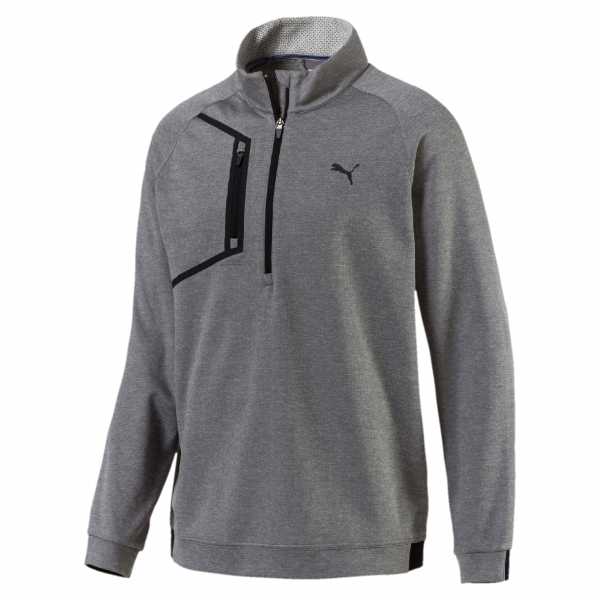 Puma Envoy 1/4 Zip Pullover Herren grau