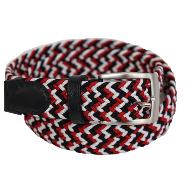 Alberto Gürtel Multicolor Braided Herren blau