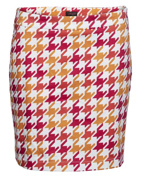 Girls Golf Pink Houndstooth's Skort Damen