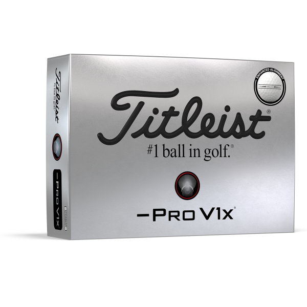 Titleist Pro V1x Left Dash Enhanced Alignment Golfbälle 12 Stk.