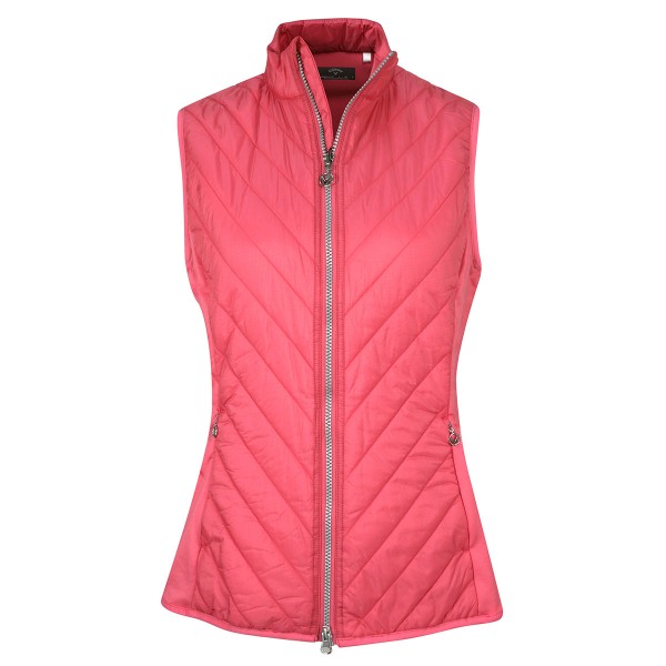 Callaway LIGHTWEIGHT QUILTED Weste Damen pink XXL