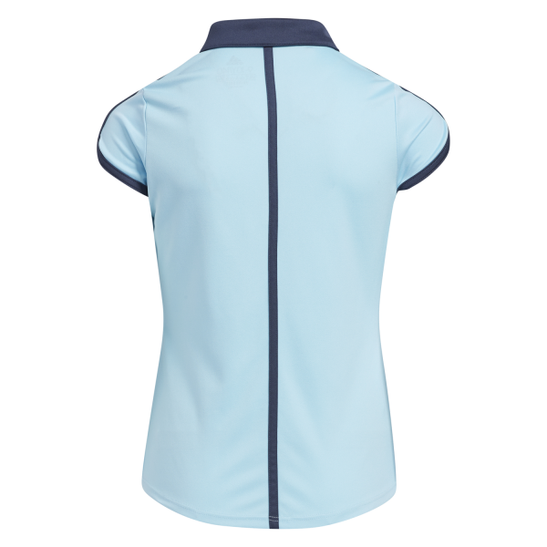 adidas Colorblock Shortsleeve Polo Mädchen hellblau