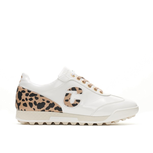 Zapato de golf Duca del Cosma King Cheetah para señora