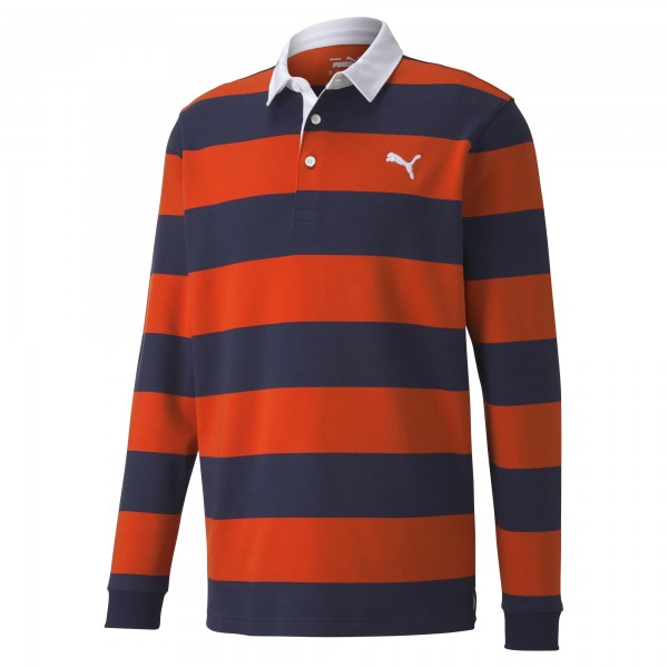 Puma Bridges Rugby Shirt Herren blau/orange