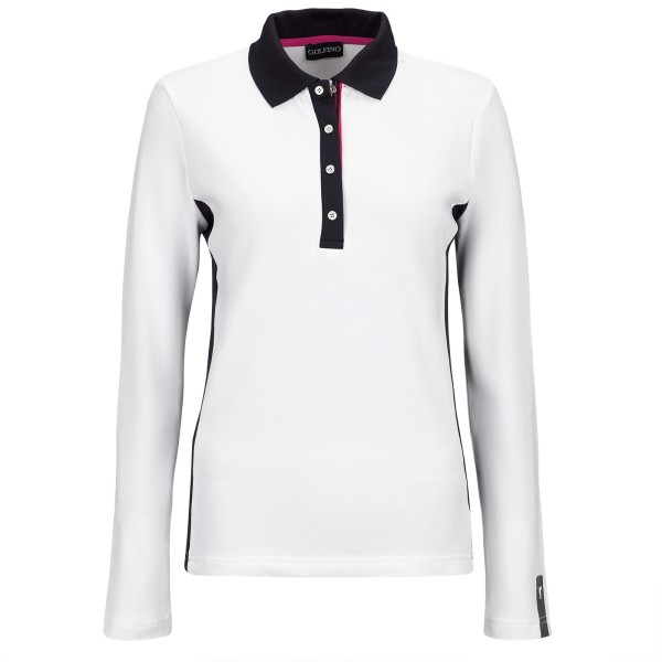 Golfino Revolution UV Pique Polo Damen weiß