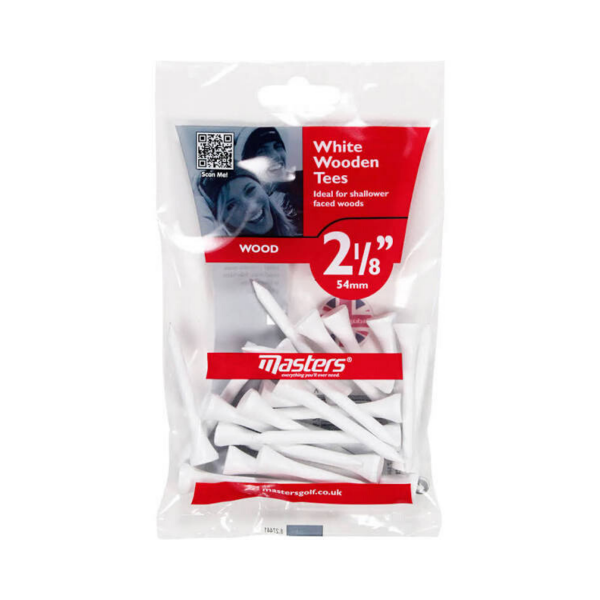Masters Holz Tees 2 1/8'' (54mm) weiß 25 Stck.
