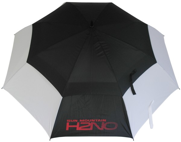 Sun Mountain H2NO UV-Proofed Regenschirm schwarz/weiß/rot