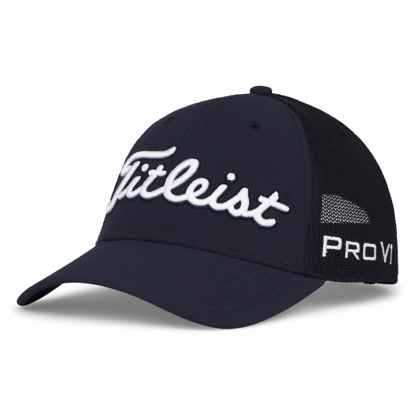 Titleist Tour Mesh Cap Herren schwarz/weiß