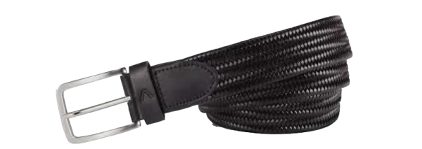 Alberto Gürtel Braided Unisex schwarz