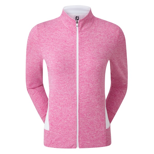 Footjoy Full-Zip Knit Mid-Layer Pullover Damen rosa 