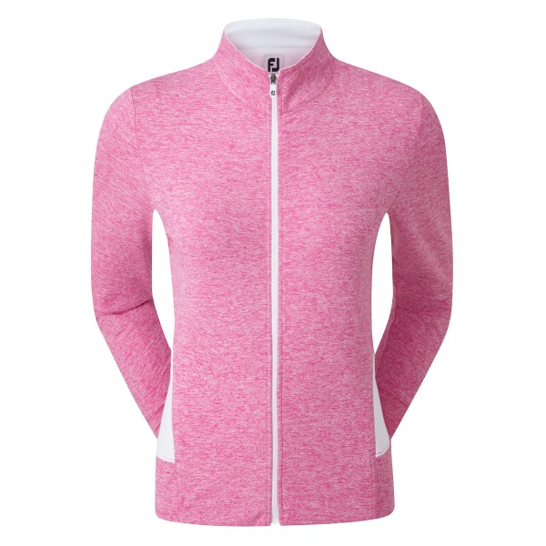 Footjoy Full-Zip Knit Mid-Layer Pullover Damen rosa