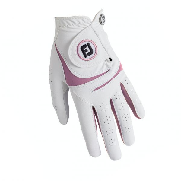 Footjoy Weathersof Handschuh Damen weiß/pink
