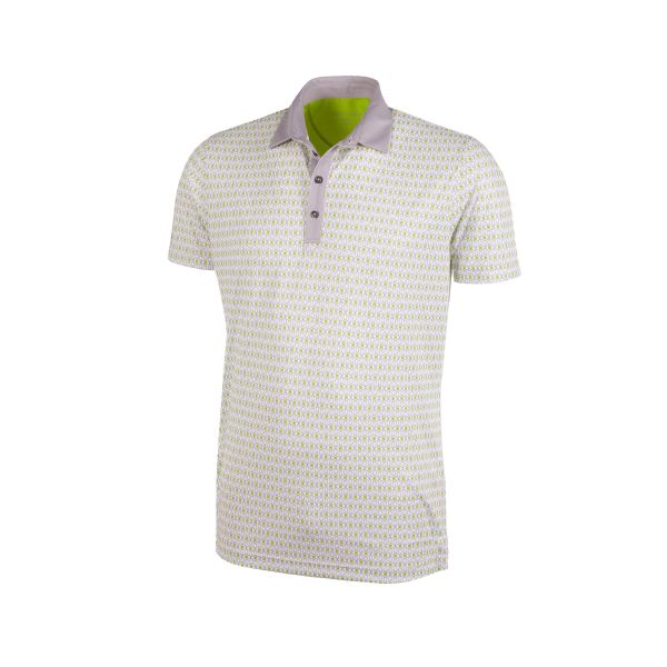 Galvin Green MARIO Ventil8 Plus Polo Herren weiß/grau/grün