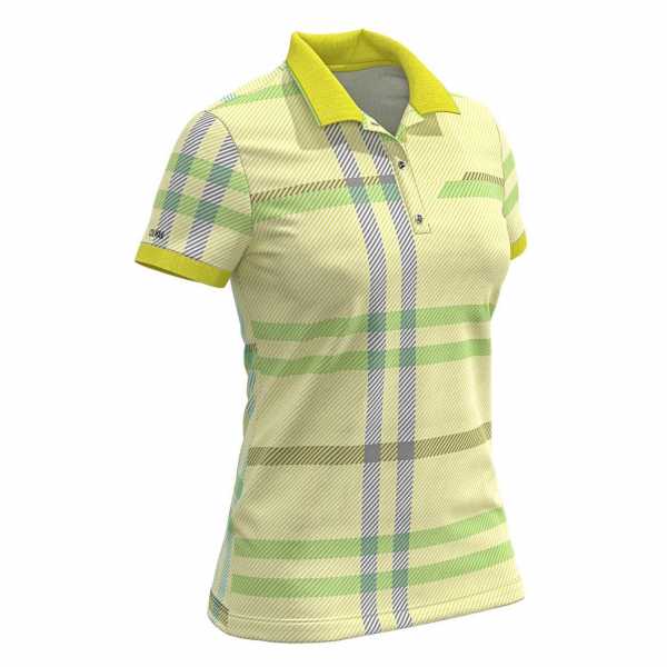 Colmar Solid Color Polo Damen gelb/grün
