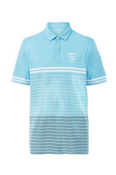 Bogner JANY Polo Herren hellblau/weiß