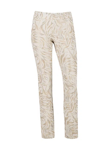 Alberto LUCY - Golden Print Jersey Golfhose Damen