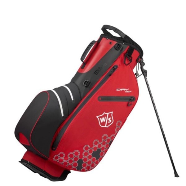 Wilson Staff DryTech II Standbag rot/schwarz/weiß