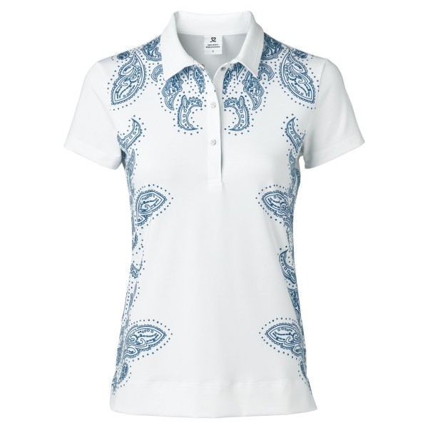 Dailysports Pammy Capsleeve Polo Damen weiß