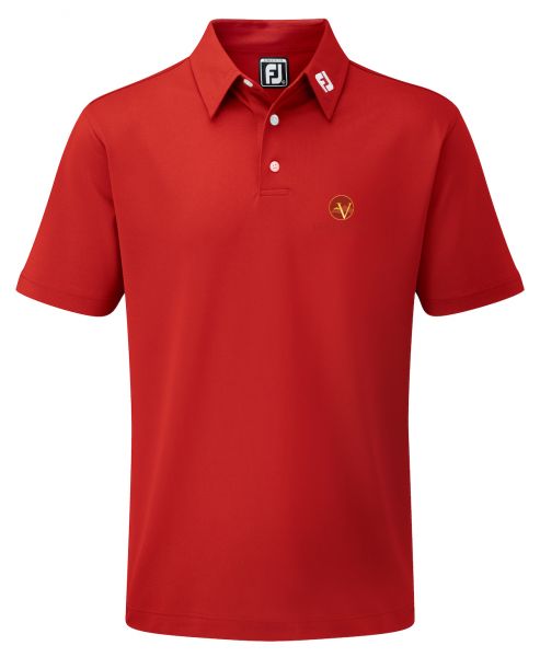Footjoy Performance Poloshirt athleticfit Herren mit Golf Valley-Logo