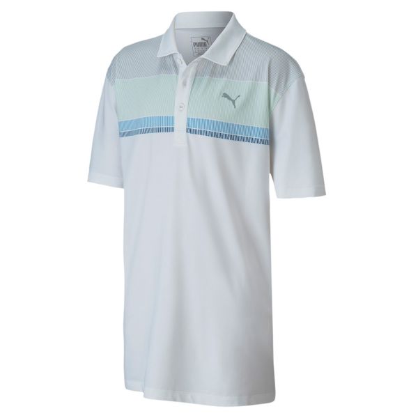 Puma Road Map Polo Jungen weiß