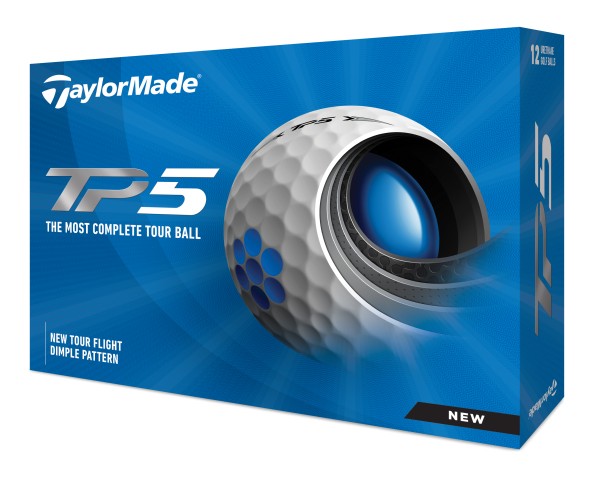 TaylorMade TP5 2021 Golfbälle 12Stk. weiß