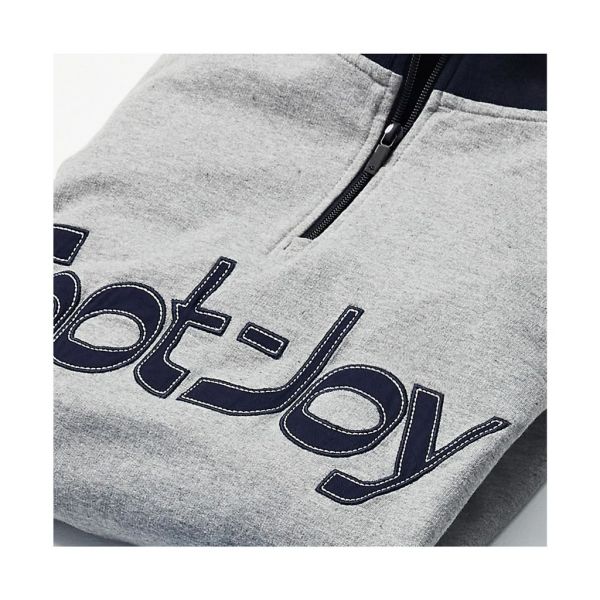 Footjoy Heritage 1/4 Zip Pullover Herren grau/nvay