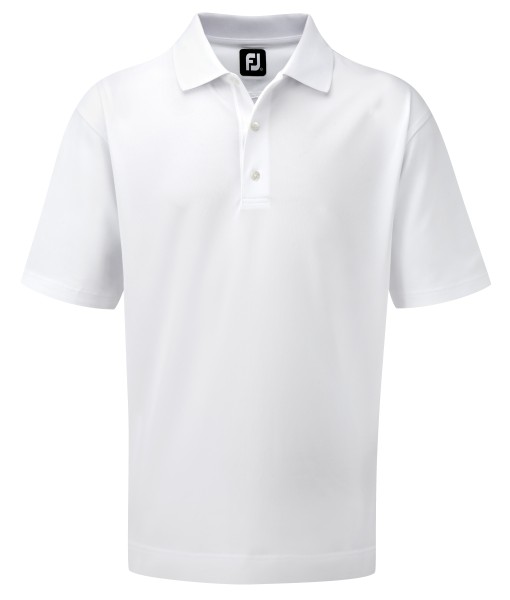 Footjoy Performance Stretch-Pikee Polo Herren weiß