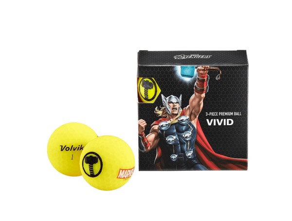 Volvik Vivid Marvel Collection 4 Ball Box - Thor