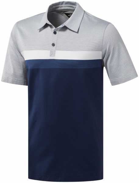 adidas Adipure Premium Engineered Polo Herren navy grau