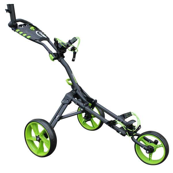 iCart one Compact 3 Wheel One Click Push Trolley