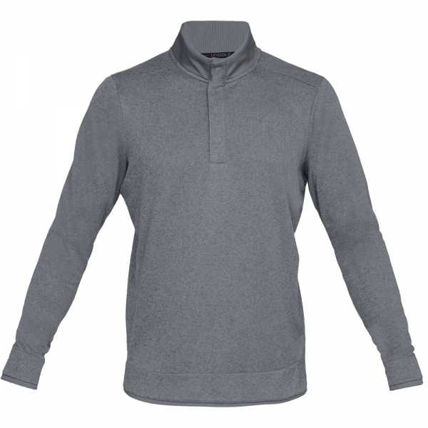 Under Armour Storm SF Heather Snap Mock Herren hellgrau