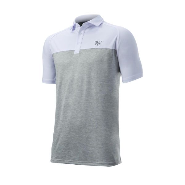 Wilson Staff 2Tone Polo Herren weiß