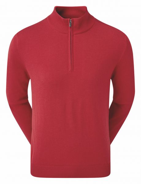 Footjoy Wool Blend 1/2-Zip Lined Pullover Herren