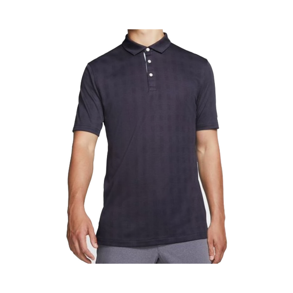 Nike Dry Player Plaid Polo Herren grau