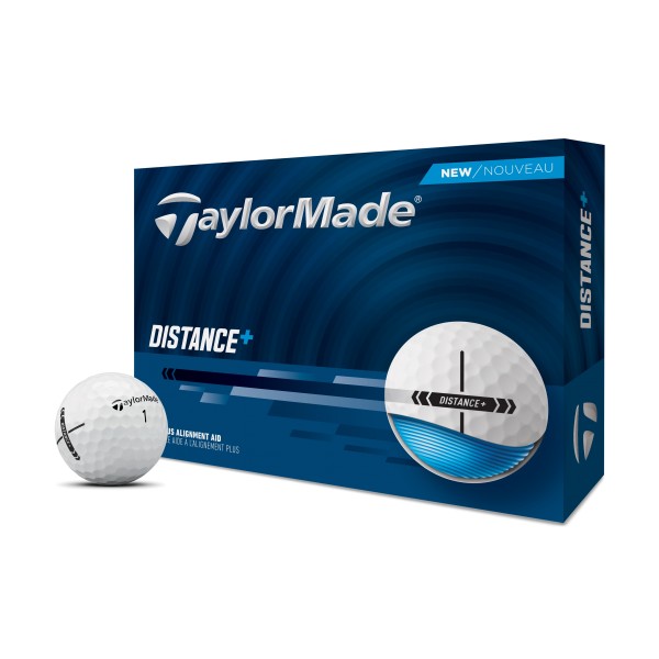 Taylormade Distance+ Golfbälle 12Stk. weiss
