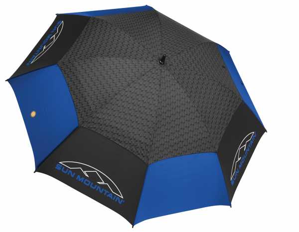 Sun Mountain H2NO Dual Canopy Golfschirm blau