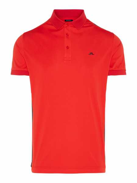 J. Lindeberg Dario Reg Fit Tx Polo Herren rot/navy