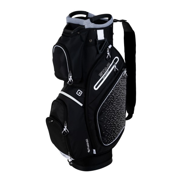 Fastfold STAR Cartbag schwarz/weiß