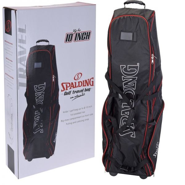 Spalding Luxury Travelcover schwarz/rot