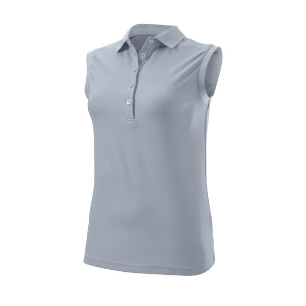 Wilson Staff Authentic Sleeveless Polo Damen grau