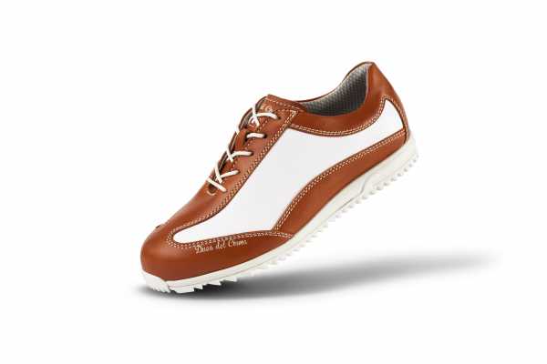 Duca del Cosma Olbia Damen Golfschuh weiß/braun