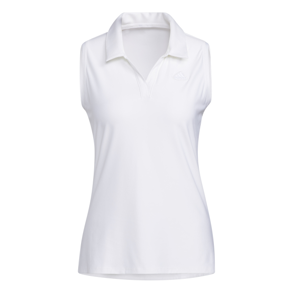 adidas GoTo sleeveless Polo Damen weiß