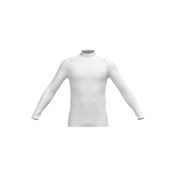 Under Armour ColdGear Longsleeve Golf Mock Herren weiß