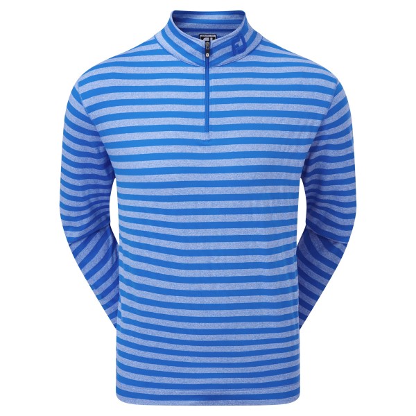 Footjoy Peached Jersey Tonal Stripe Chill-Out Half Zip Hombre